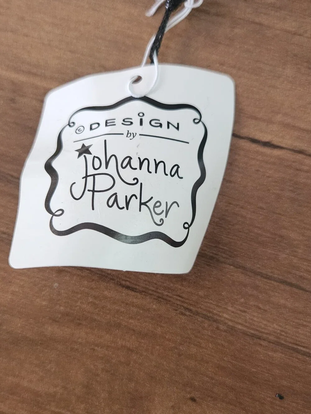 Johanna Parker set of 3 Checkered Cone Ornaments  Pumpkin, Ghost and Cat NWT
